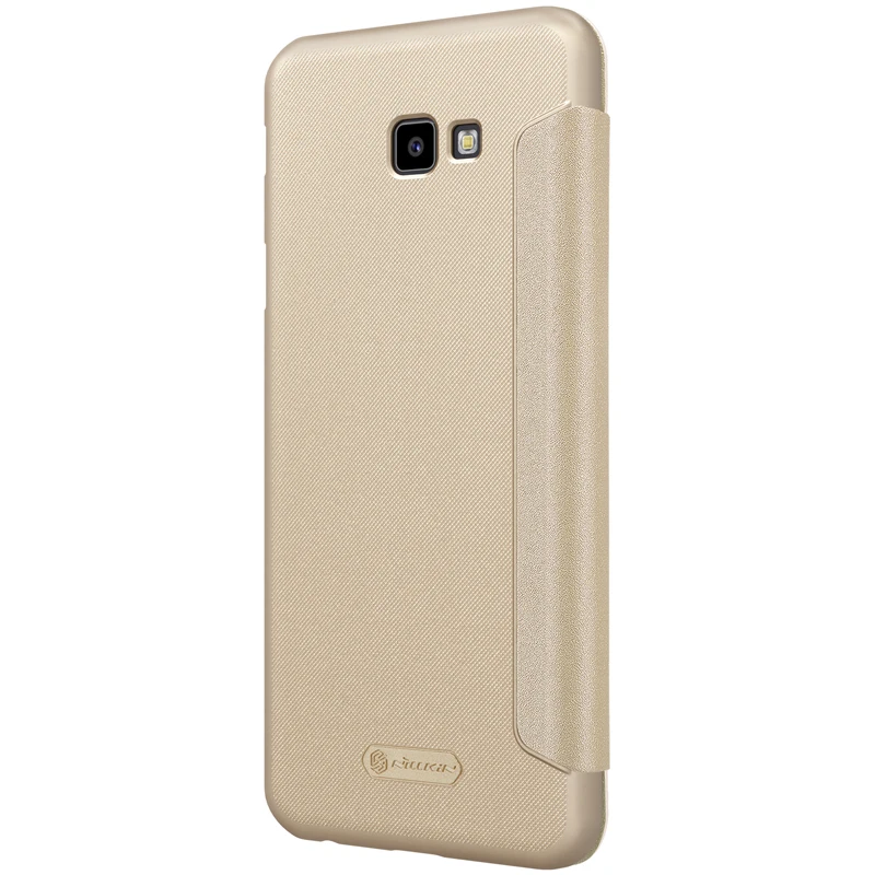 for Samsung Galaxy J4 Plus Case NILLKIN Sparkle Luxury Flip Leather Back Cover Phone Prime Nilkin Capa | Мобильные телефоны и