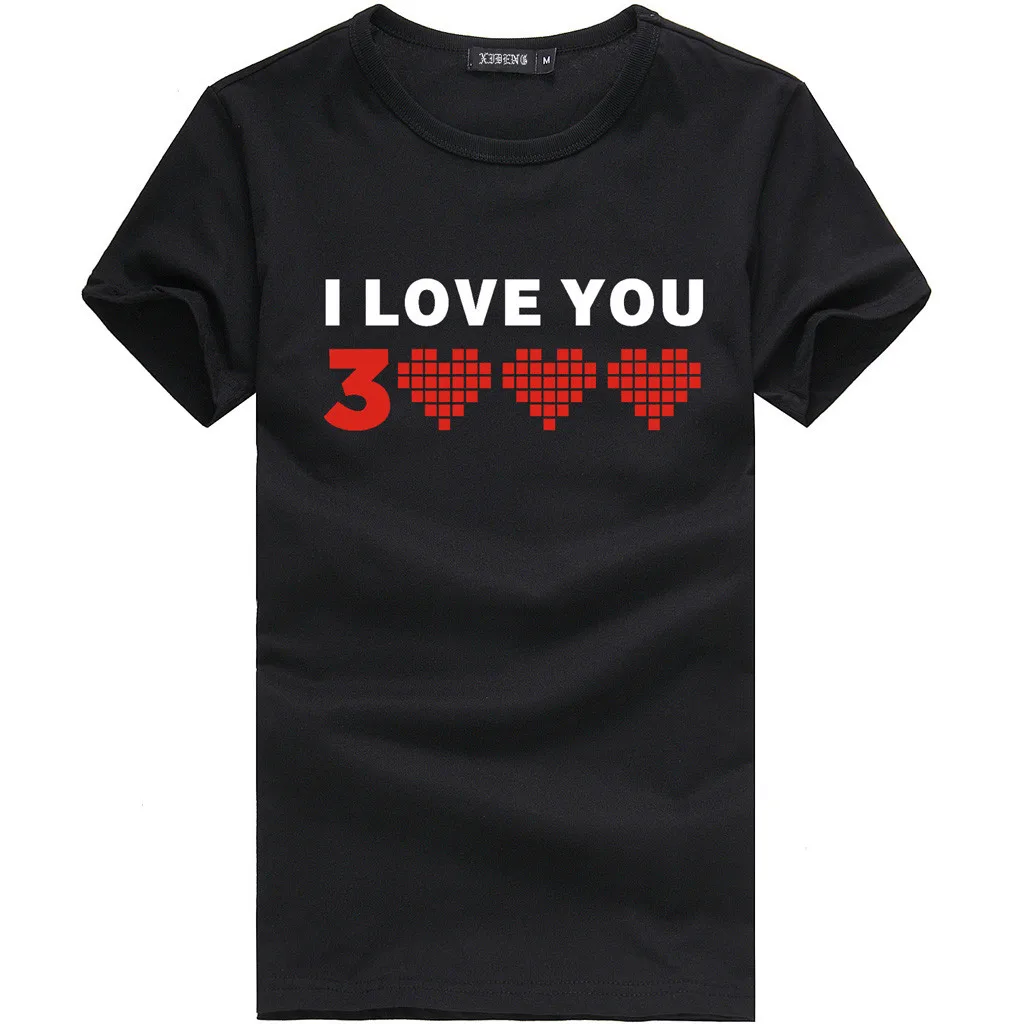Мужская футболка с надписью I Love You 3000 спасибо Тони Железный человек футболки из
