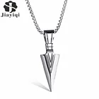 Новинка 2020, ожерелья и подвески Jiayiqi из нержавеющей стали со стрелками, модное крутое мужское ожерелье в стиле панк, ювелирные аксессуары, подарок Вечерние