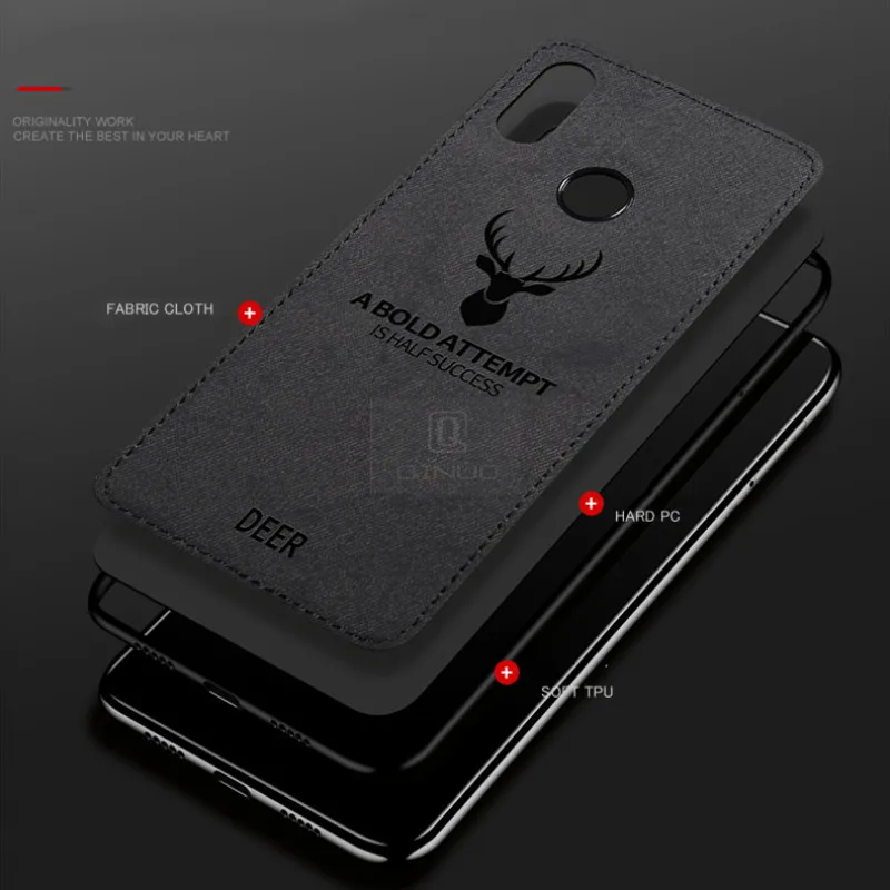 Чехол для телефона для Xiaomi mi Mix 2S Max 2 3 Pocophone F1 Play Red mi Note 8 4 4X5 6 7 Pro Бэтмен олень Ткань Текстиль противоударный чехол