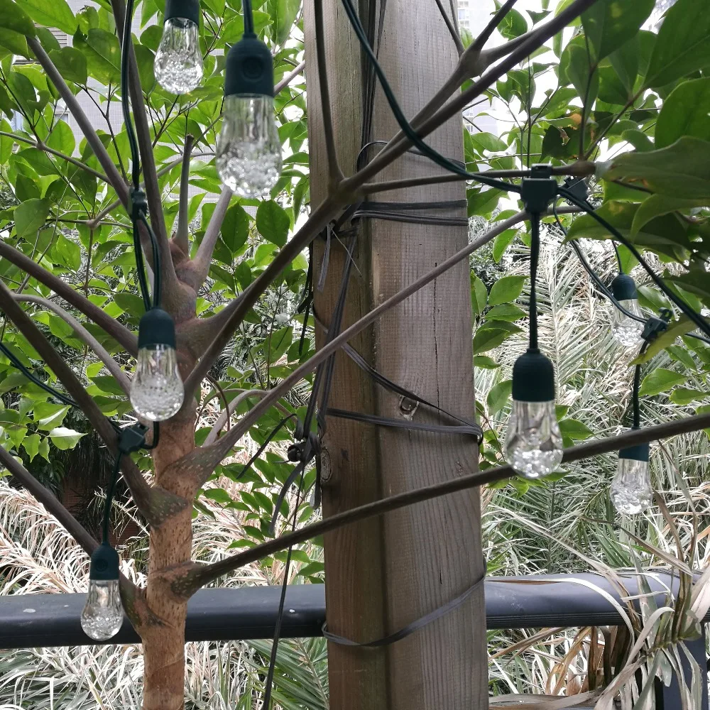 Светодиодная гирлянда на солнечной батарее декоративное украшение для