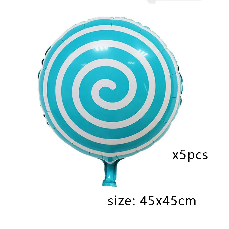 balloon blue 10 Дети Единорог вечерние розовый синий набор посуды тарелка баннер лошадь День Рождения украшения коробка конфет товары для оформления девичника - Цвет: balloon blue