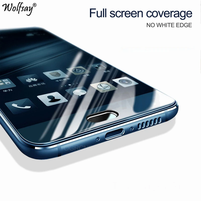 Wolfsay 2.5D изогнутое полное покрытие закаленное стекло СПС Xiaomi Mi 6 Plus Mi6Plus Защита