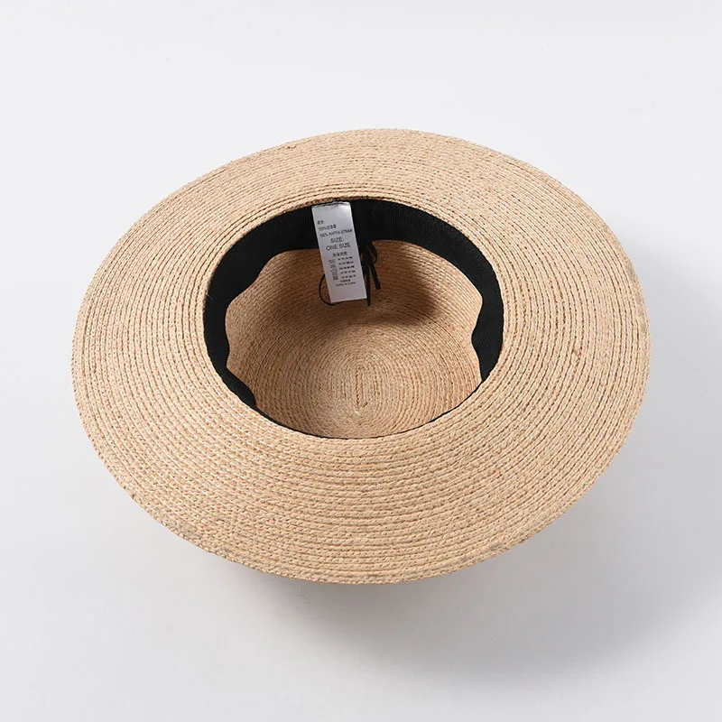 

USPOP women raffia straw sun hat female natural straw hats casual summer wide brim striped ribbon beach hat