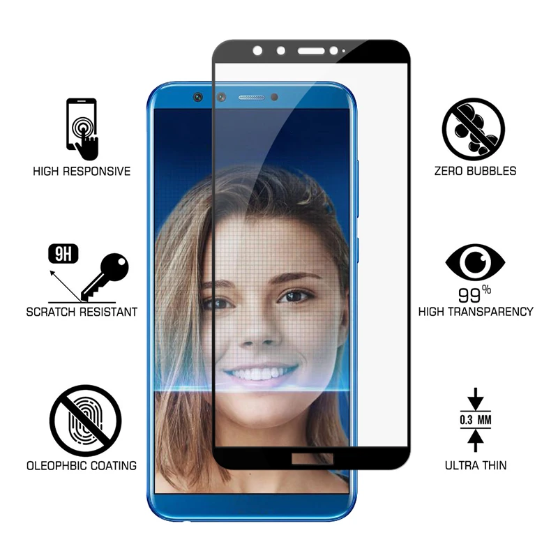 Защитное стекло для Honor 9 Lite легкое закаленное Huawei Honor9 Lai 9lite экрана|Защитные