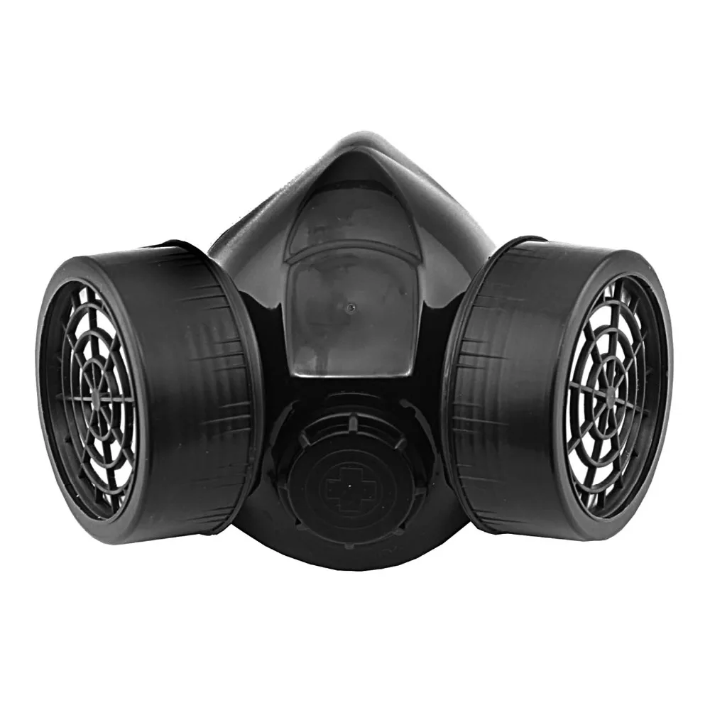 Черный кибер респиратор в стиле стимпанк гоф Рейв Паровая панк маска игровые