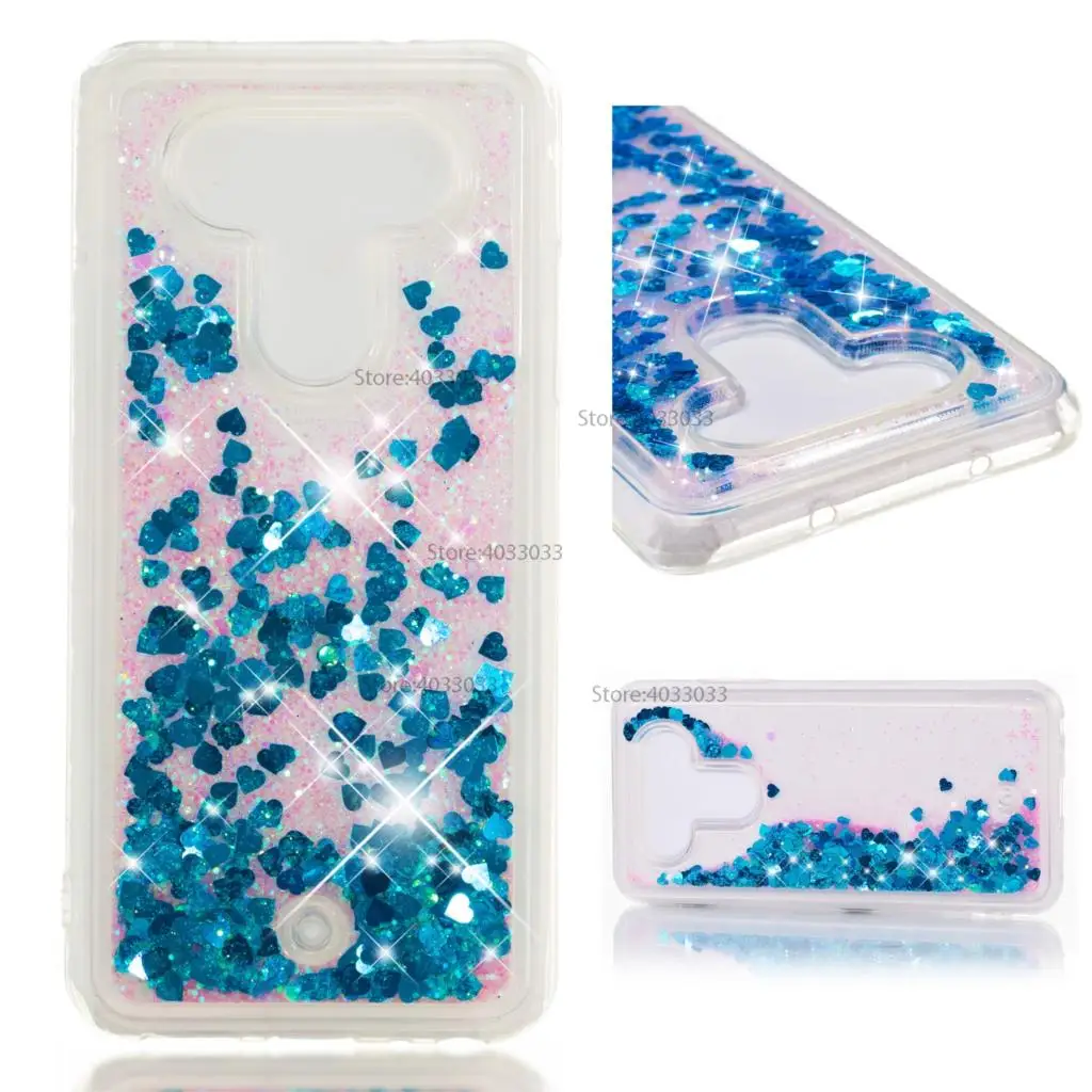 TPU Case for LG Q8 H970 X800K X800L Dynamic Flow Liquid Flash Crystal Clear Back Cover Q 8 LGQ8 V20s X 800K 800L |