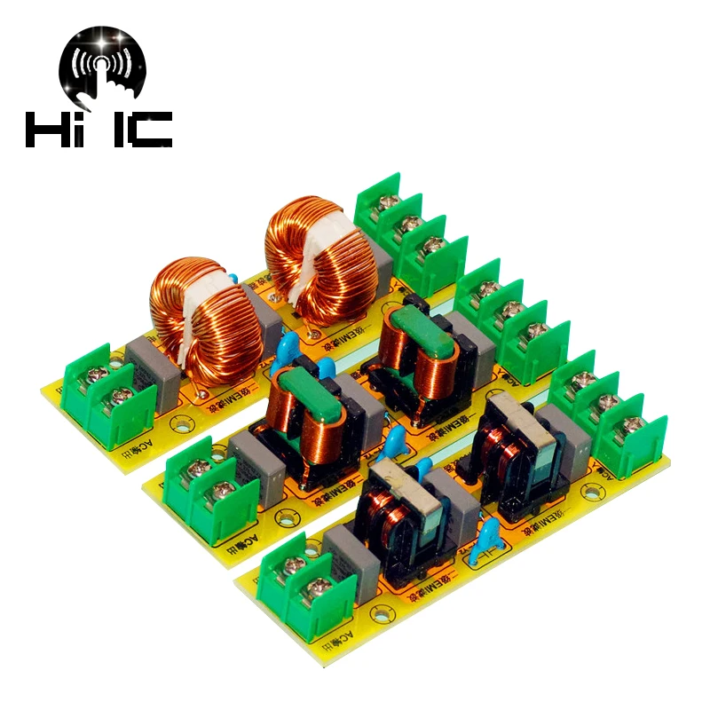 Двухступенчатый Гибридный электрофильтр EMI 2A 4A 15A высокочастотный блок питания с