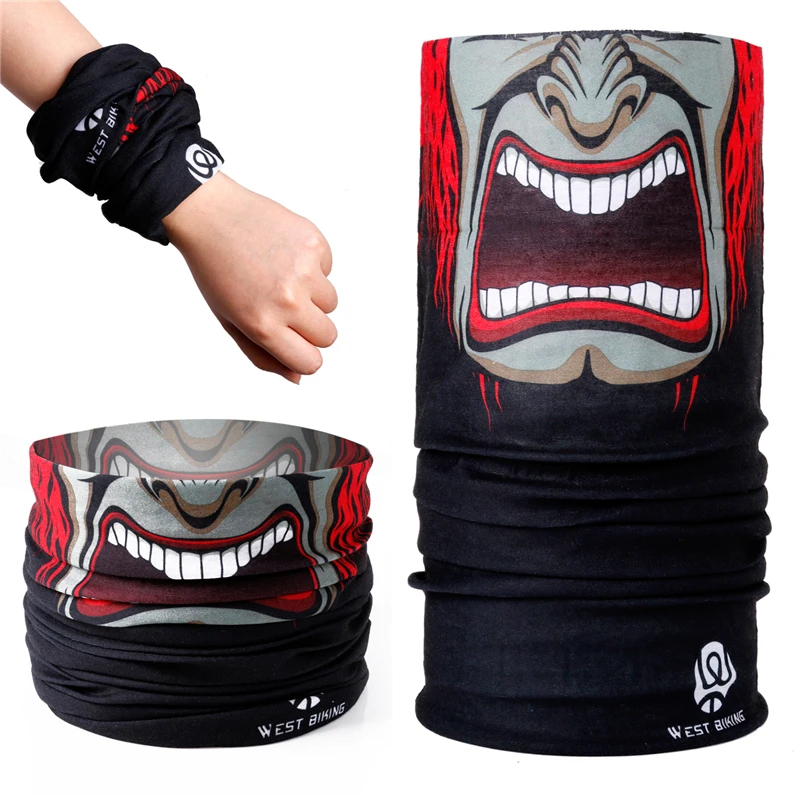 Женская дышащая волшебная маска для велоспорта ветрозащитная бесшовная повязка