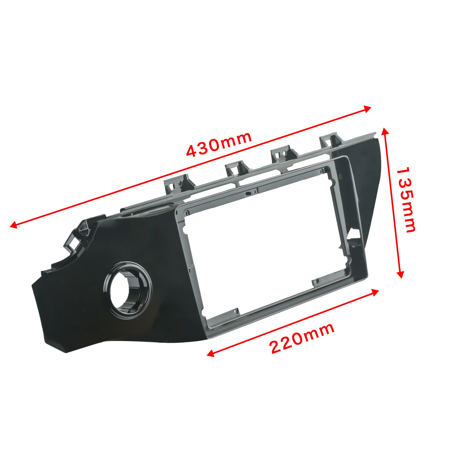 9 дюймов 2din Автомагнитола для KIA K2 RIO4+ стерео панель установка двойной Din DVD рамка для K2 RIO 4