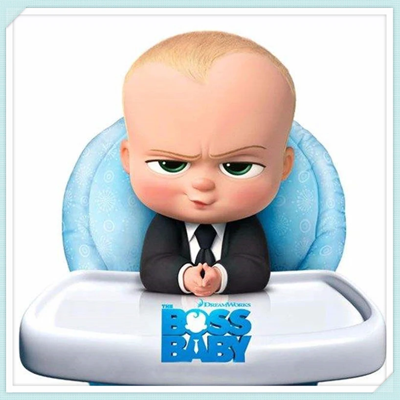 5D картины с вышивкой Boss Baby Мультяшные разразы сделай сам алмазная живопись