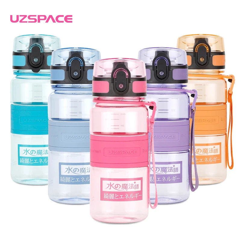 Спортивная бутылка для воды Uzspace Hydration Tritan без БФА 350 мл|Бутылки воды| |