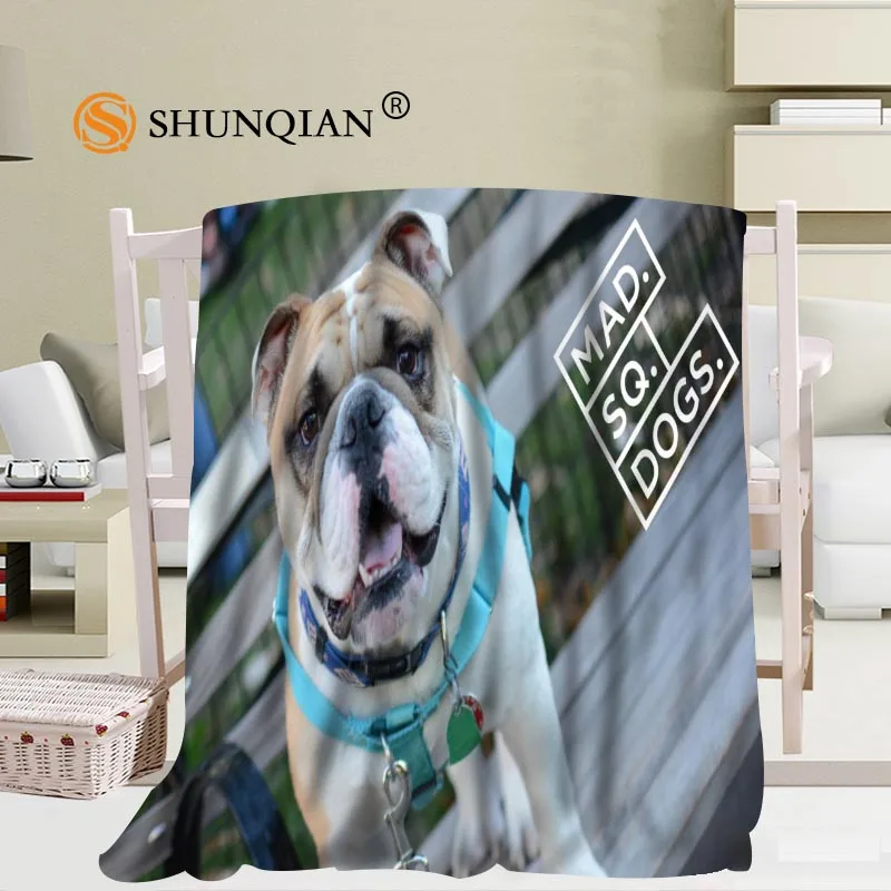 melhor Nova Chegada Personalizado Cães Cobertor Sofá Novo Cobertor Portátil Macio Cobertor Cama Avião Viagem Adulto Casa Cobertor