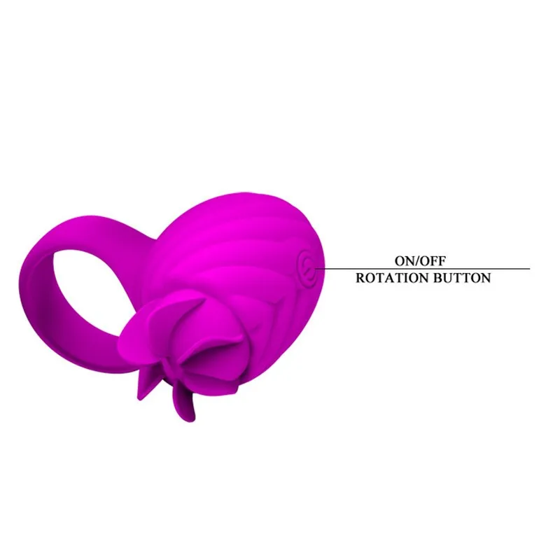 Pretty Love 3 скоростное вибрирующее кольцо на член перезаряжаемое вращение