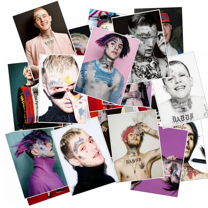 25 смешанных/много Американский известный рок певец Lil Peep граффити наклейка s diy