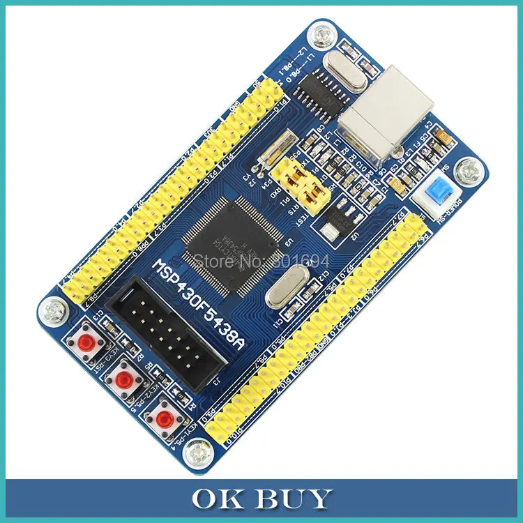 Макетная плата MSP430F538A Core совместимая с мини системой программатора MSP432 USB
