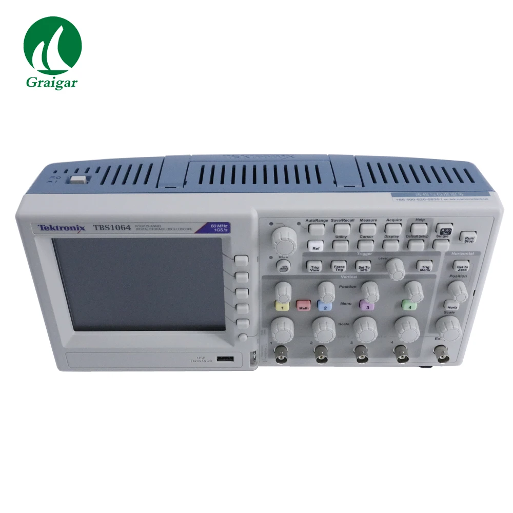 Новый цифровой осциллограф Tektronix TBS1064 пропускная способность 60 МГц 4 канала 1 GS/s