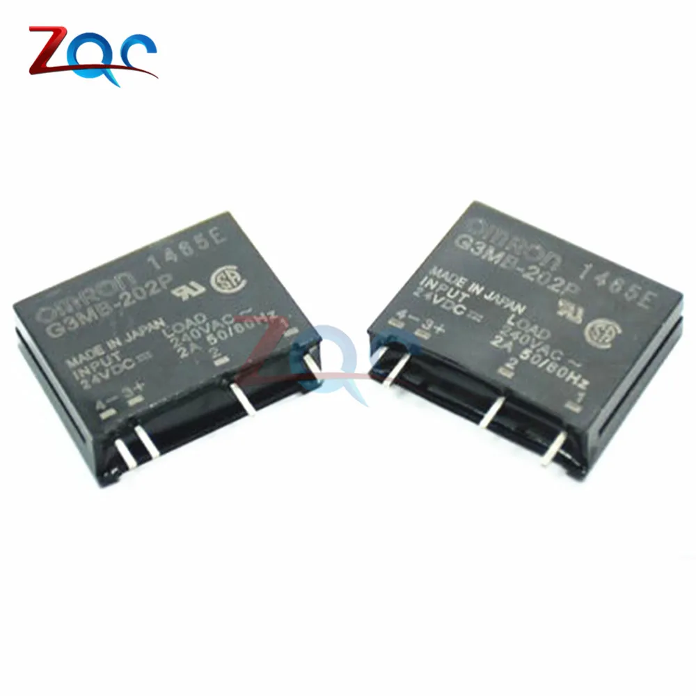 G3MB 202P 24V DC AC PCB SSR в Out 240V 2A твердотельный релейный модуль|Реле| |