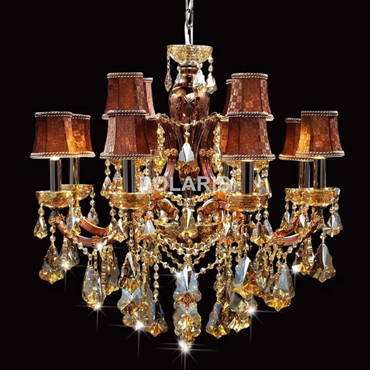 Люстра для вестибюля отеля хрустальные люстры Мария Тереза большие роскошные