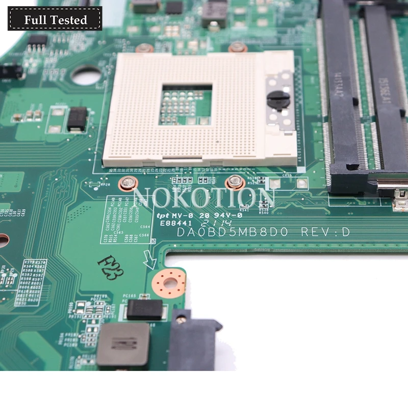 NOKOTION A000243940 DA0BD5MB8D0 REV D для toshiba satellite L75 S75 материнская плата ноутбука Intel HD4000 Graphics HM77