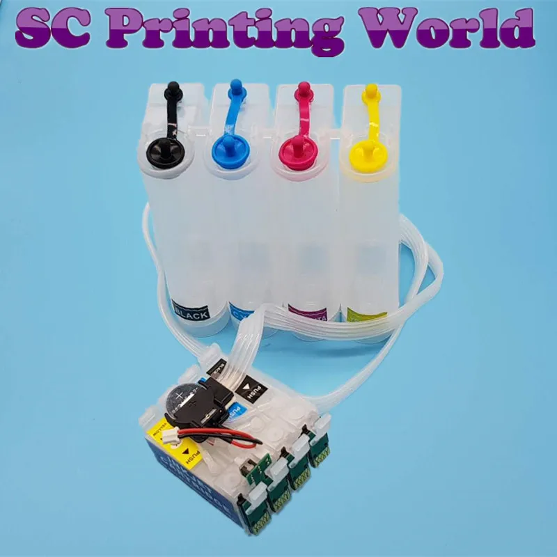 Новая чернильная система СНПЧ для epson WF3620 WF3640 WF7610 WF7620 WF7110 WF 7725 WF7710 WF7720 принтер 252XL