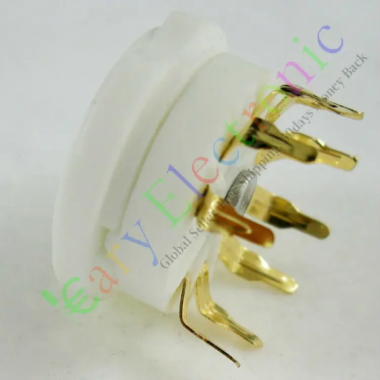 Оптовая и розничная продажа 4 шт. Золотая 9pin Керамическая вакуумная трубка PCB