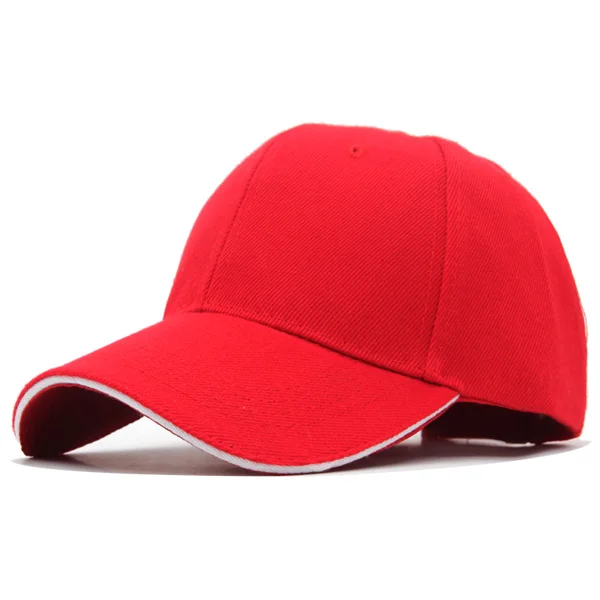 red Xlamulu бейсболка Мужская Snapback Головные уборы для мужчин и женщин Повседневная мужская кепка простая Кепка - Цвет: red