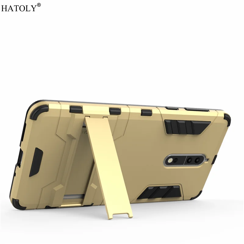 Чехол HATOLY для Nokia 8 резиновый защитный чехол с роботом тонкий жесткий 8|case for nokia|phone