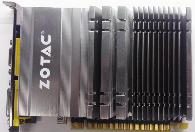 ZOTAC видеокарта GeForce GT 610 1 Гб 64 бит GDDR3 видеокарта GPU карта для NVIDIA оригинальная GT610 1GD3 Dvi VGA PCI-E Iceman VB VD