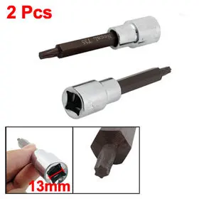 2 Шт. T35 3/13 &quotTorx Отвертка Ссылка 1/2&quot Квадрат Механика Привод Гнездо | Инструменты