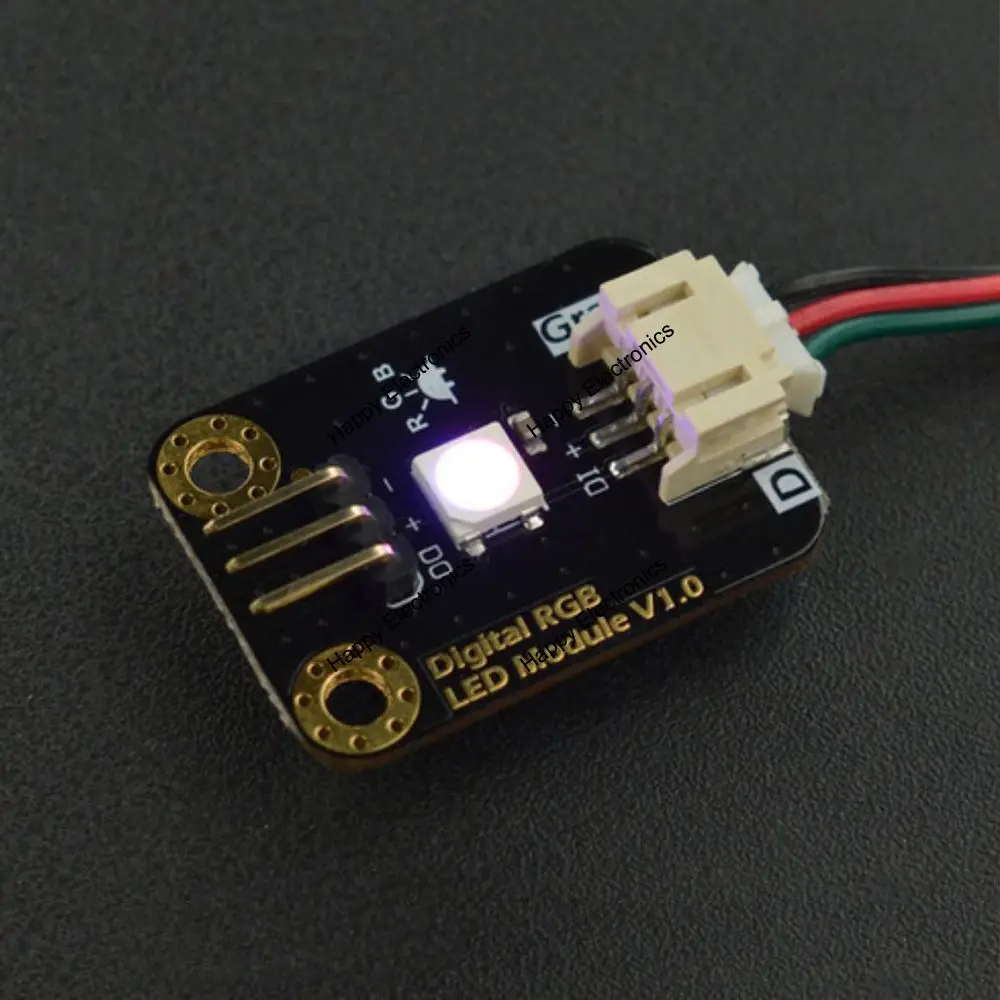 5 шт./лот DFRobot гравитационный цифровой Каскадный светодиодный модуль RGB