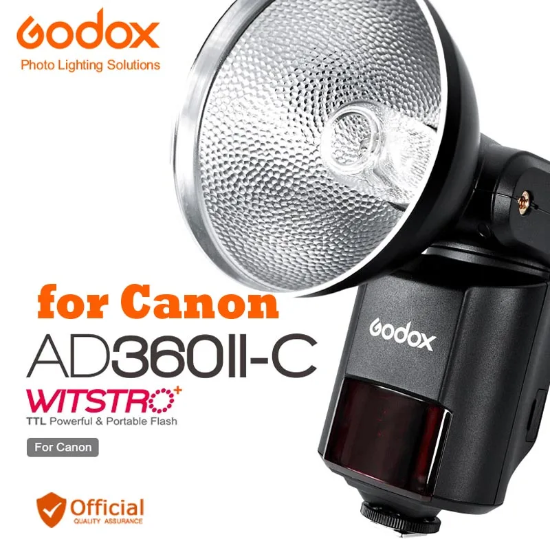 Godox Witstro AD360II C TTL 360 Вт GN80 Мощная Вспышка Speedlite для камеры Canon EOS 6D 70D 5D Mark III 1D X 100D 700D|flash