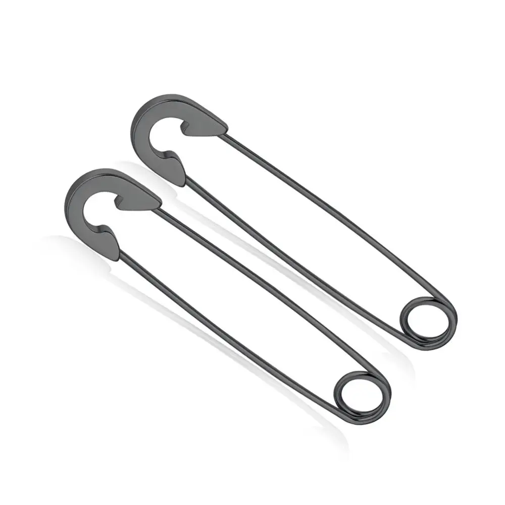 Новый дизайн Безопасность Pin серьги гвоздики Нержавеющая сталь для Для женщин
