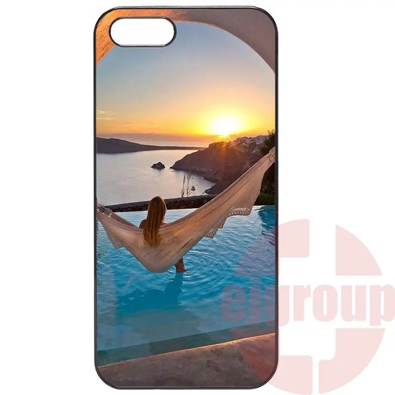 Для Apple iPhone 4 4S 5 5C SE 6 S 7 Plus 4.7 5.5 iPod Touch Сотовый Телефон Случае Греция Санторини море |