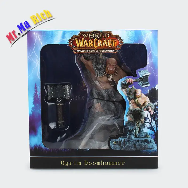 Онлайн игра Wow Ogrim Doomhammer ПВХ фигурка 30 см высокая китайская версия без оригинала |