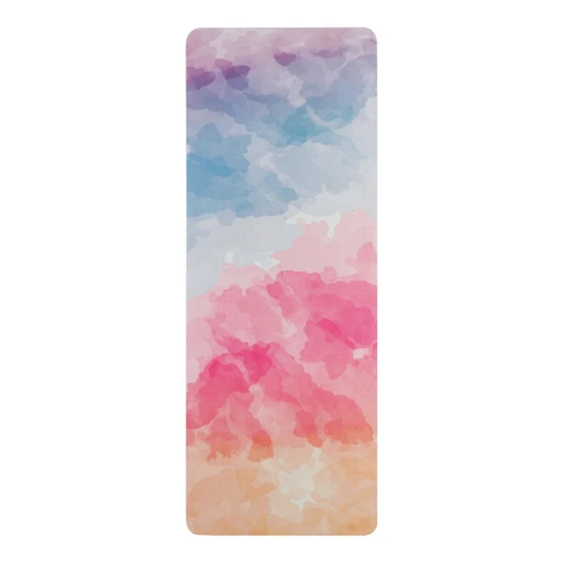 Новый 5 мм Лидер продаж Йога-коврик из натуральной резины и замши для защиты