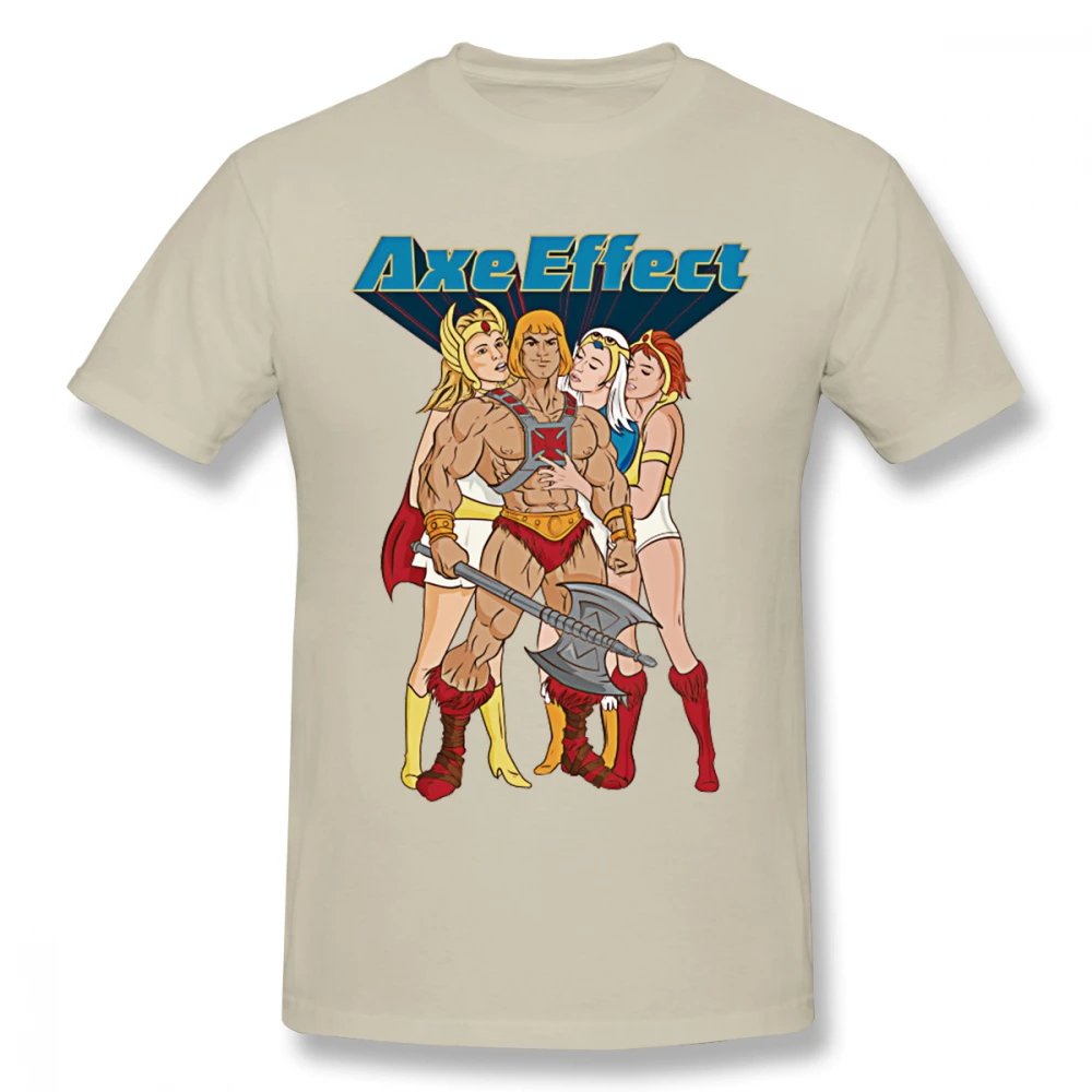 Хаки Забавная футболка He-man Masters of the Universe, уникальный дизайн для мужчин, Homme, хлопковая Футболка S-6XL размера плюс - Цвет: Хаки