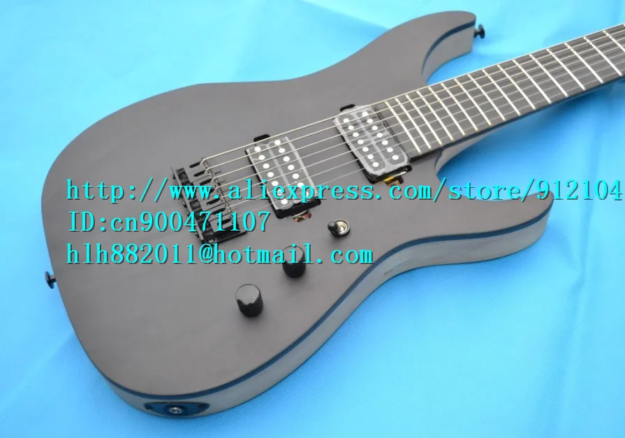 Бесплатная доставка высококлассная 7 струнная электрогитара по индивидуальному заказу весь корпус в