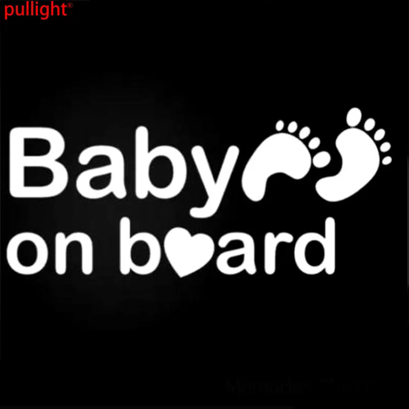 Забавная Автомобильная наклейка Малыш на борту 15 см * 6 8 новинка виниловые