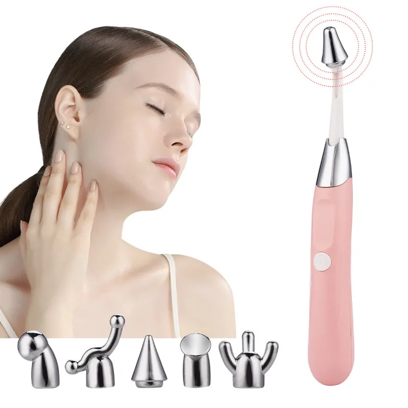 

6In1 Beauty Bar Electric Face Eye Nose Body Joint Massager Anti Wrinkle Facial Skin Lifting Tightening Body Massage Stick Tool