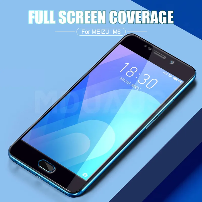 9D Защитное стекло для Meizu M6 M5 M3 Note M6S M6T M5S M5C M3S M8 Pro 7 Plus, закаленное защитное стекло, чехол