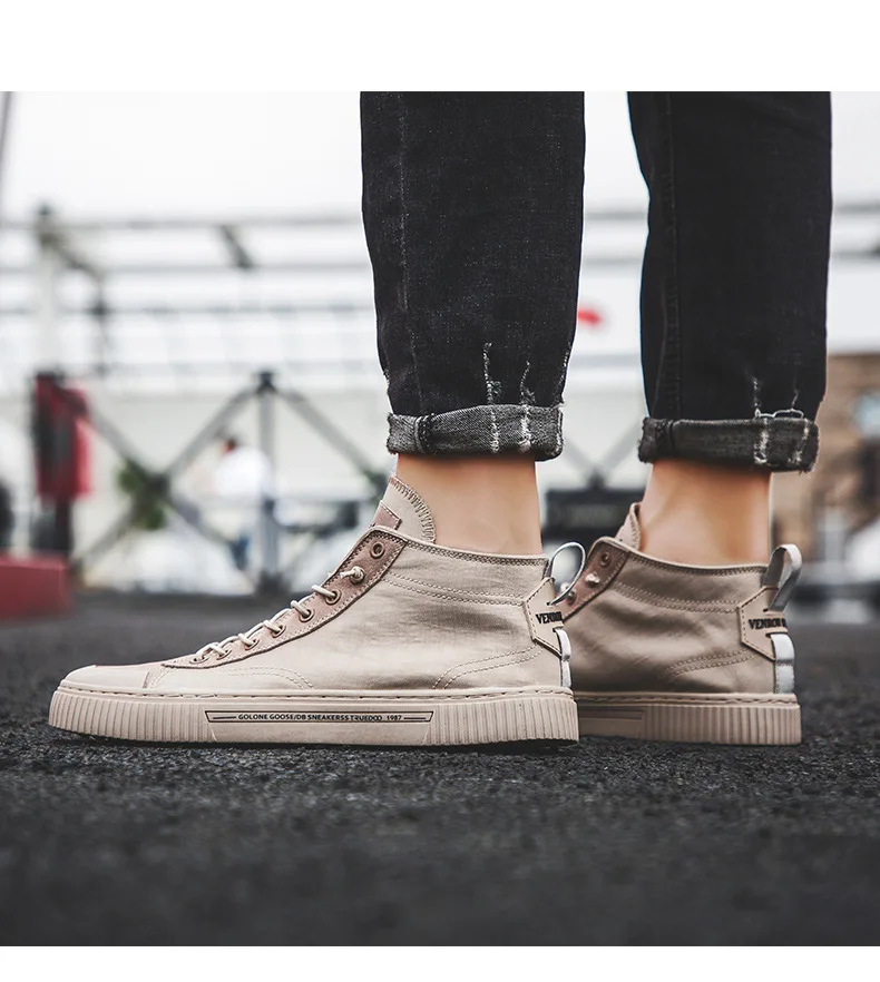 Ins/мужские винтажные кроссовки для папы; Kanye Fashion West; танцевальный светильник в стиле хип-хоп; кожаная обувь с высоким берцем; мужские теннисные туфли; Masculino Adulto