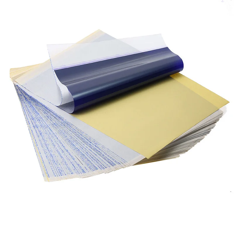 

Wholesale 10pcs 4 Layers A4 Tattoo Transfer Stencil Paper Carbon Thermal Transfer Paper Tattoo Stencil Copy Copier