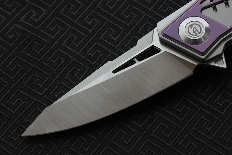 MAXACE БАК складной нож M390 стальной двухрядный керамический титановый подшипник Ручка Кемпинг Охота Открытый фрукты Ножи EDC инструменты