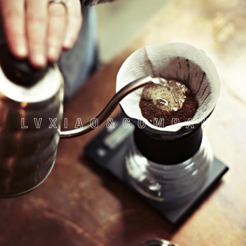 1-2/2-4 стакана V60 бумажный фильтр Hario деревянная бумага отбеленная бумага