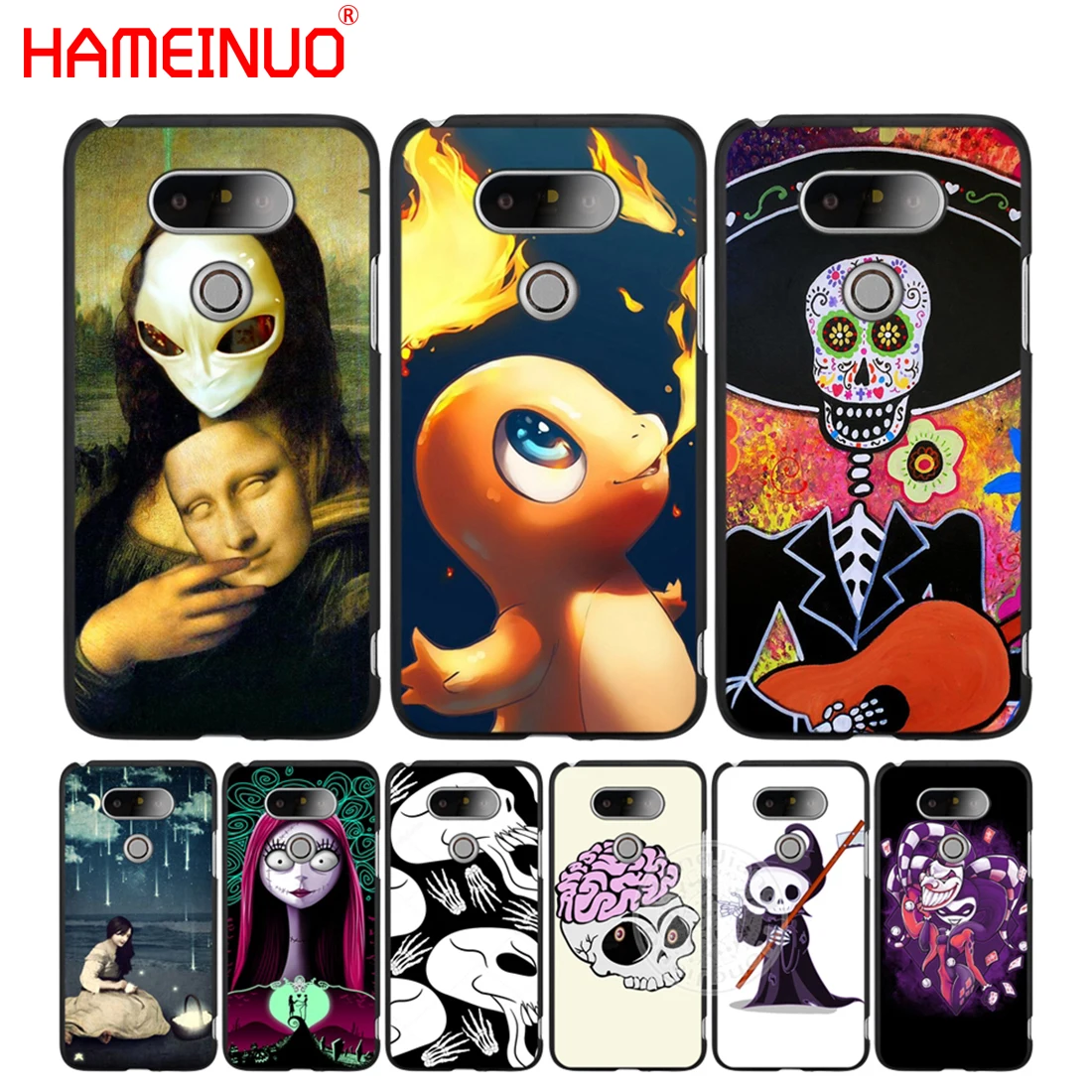 HAMEINUO Хэллоуин череп мультфильм чехол для телефона LG G6 G5 K10 K7 K4 magna Spirit 2016 2017|cover for