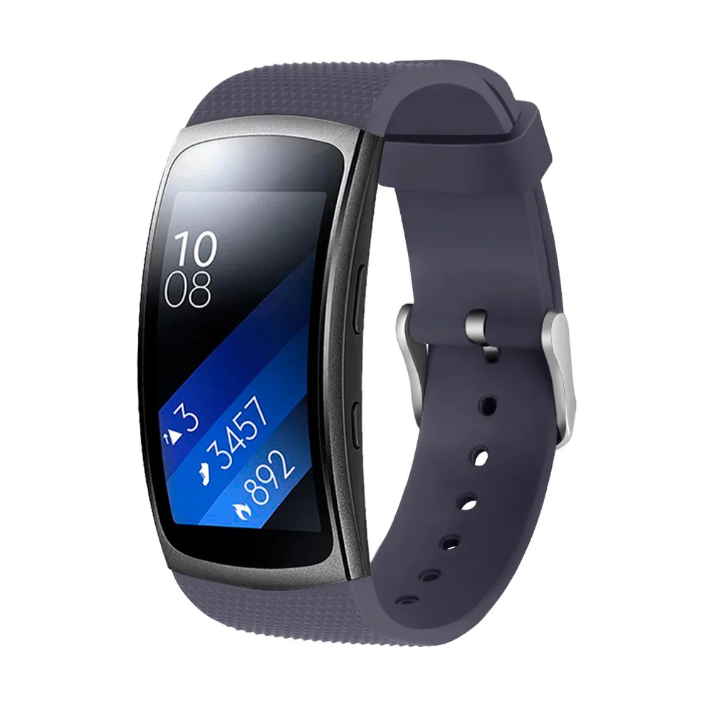 Ремешок силиконовый для Samsung Gear Fit 2 Pro/Fit сменный Браслет смарт часов Fit2 Pro/Fit2