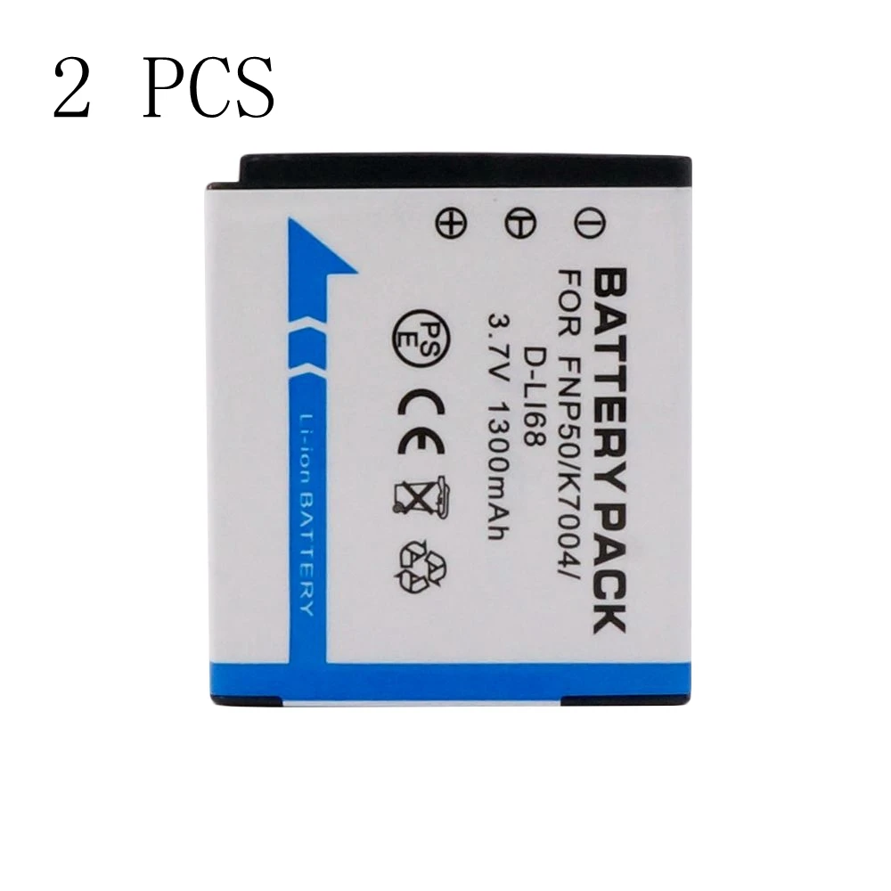 WHCYonline 2 шт. 1300 мАч FNP 50 NP NP50 K 7004 D LI68 батарея для камеры Fujifilm FinePix X10 X20 XF1 F900EXR F800EXR|camera