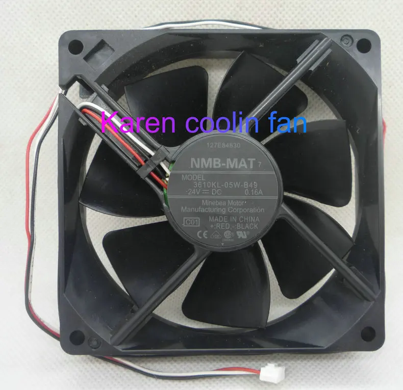 

Новый оригинальный для NMB 3610KL-05W-B49 9225 9 см 24 В 0.16A инверторный охлаждающий вентилятор