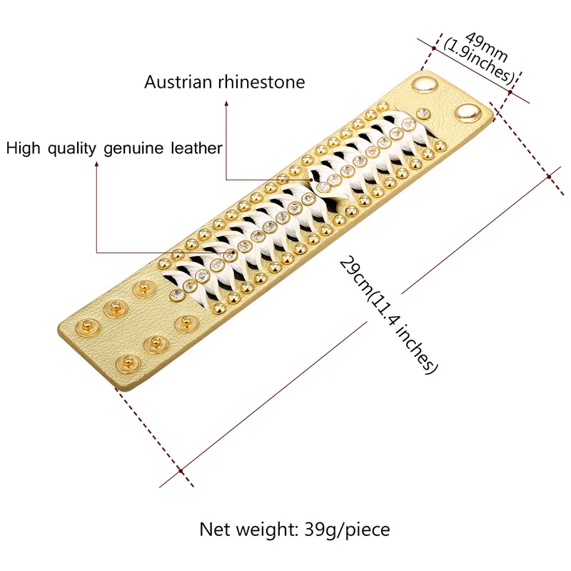 Мужские кожаные браслеты Collare мужской браслет из искусственной кожи с уникальным
